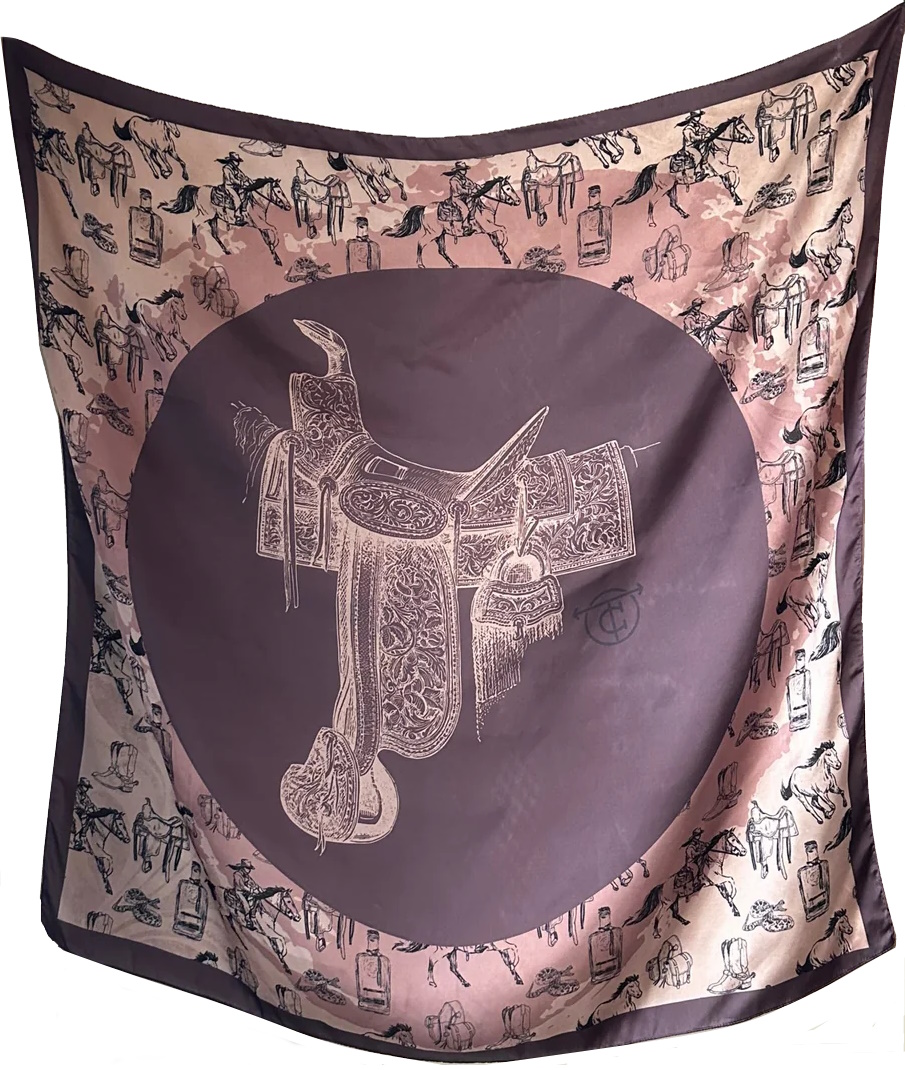 (image for) Old West High Back Saddle Wild Rag